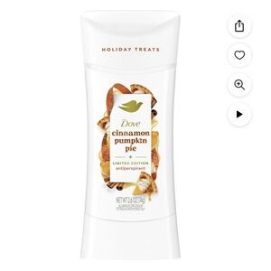 DOVE cinnamon pumpkin pie deodorant
